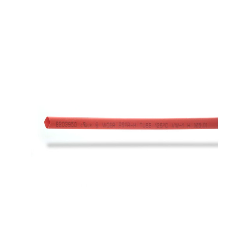GAINE THERMORETRACTABLE 6 MM ROUGE 1M