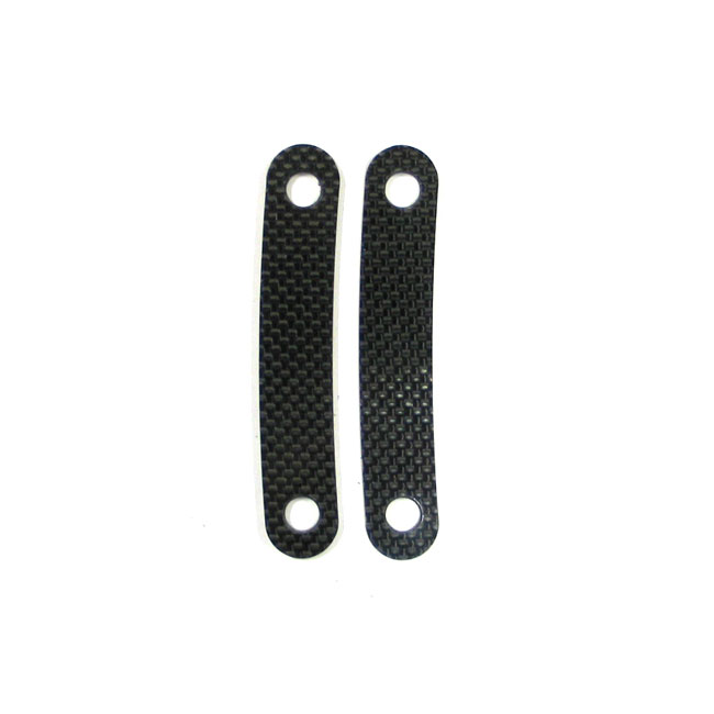 CARBON RETAINING PLATE FOR BUMPER x2